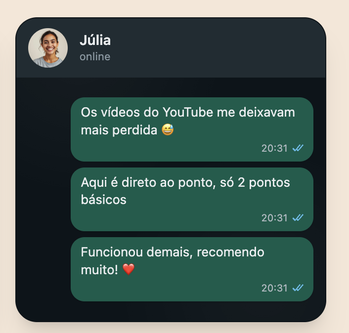 Depoimento 3 sobre o material de crochê